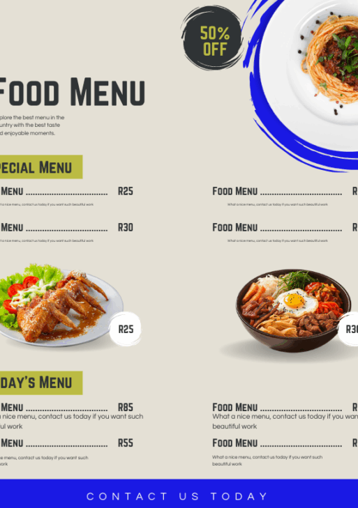Menu (15 pages)